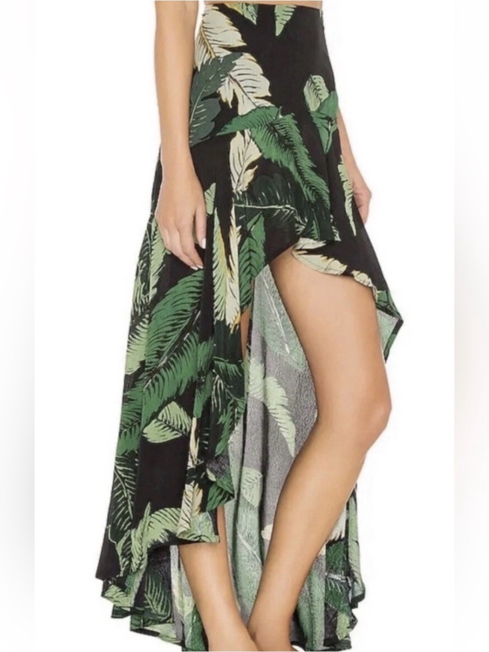 Beach Riot Green High-Low Skirt - Picture 7 of 7